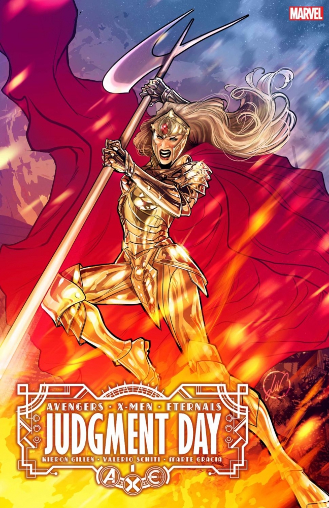 Les héros et héroïnes de AXE Judgment Day se pavanent en couvertures